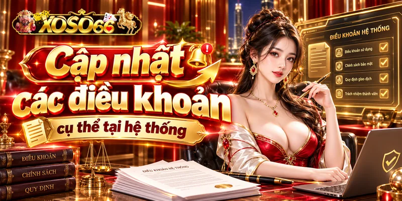 Cập nhật các điều khoản cụ thể tại hệ thống