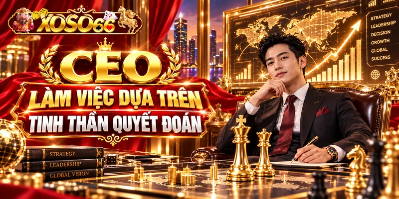 CEO làm việc dựa trên tinh thần quyết đoán