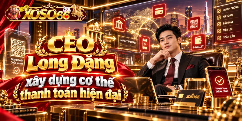 CEO Long Đặng xây dựng cơ thế thanh toán hiện đại