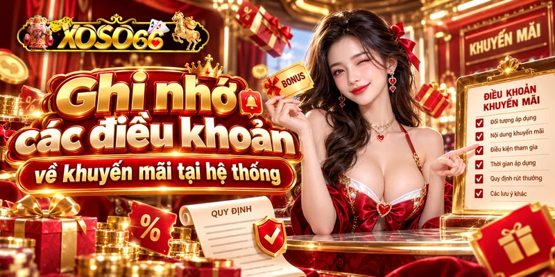Ghi nhớ các điều khoản về khuyến mãi tại hệ thống