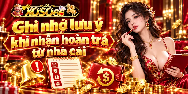 Ghi nhớ lưu ý khi nhận hoàn trả từ nhà cái