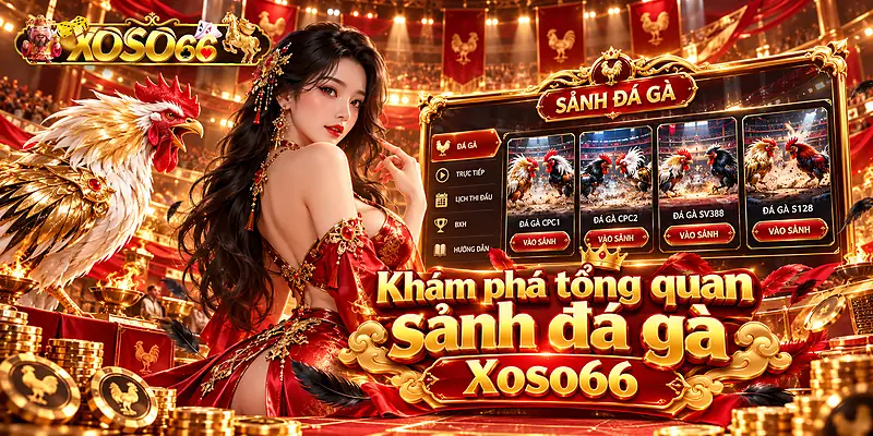 Khám phá tổng quan sảnh đá gà Xoso66