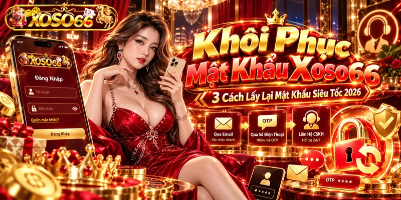 Khôi Phục Mật Khẩu Xoso66 – 3 Cách Lấy Lại Mật Khẩu Siêu Tốc 2026