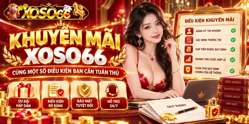 Khuyến mãi XOSO66 cùng một số điều kiện bạn cần tuân thủ
