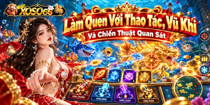 Làm quen với thao tác, vũ khí và chiến thuật quan sát