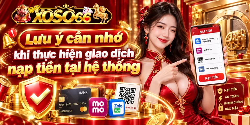 Lưu ý cần nhớ khi thực hiện giao dịch nạp tiền tại hệ thống