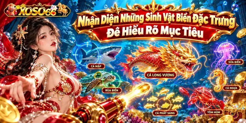 Nhận diện những sinh vật biển đặc trưng để hiểu rõ mục tiêu
