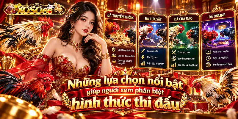 Những lựa chọn nổi bật giúp người xem phân biệt hình thức thi đấu