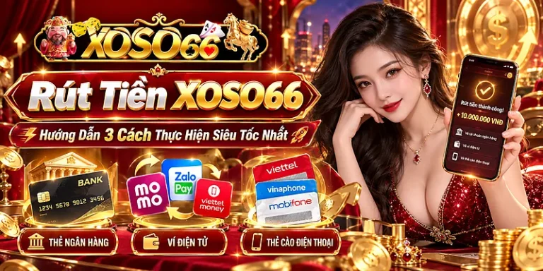Rút Tiền Xoso66 – Hướng Dẫn 3 Cách Thực Hiện Siêu Tốc Nhất