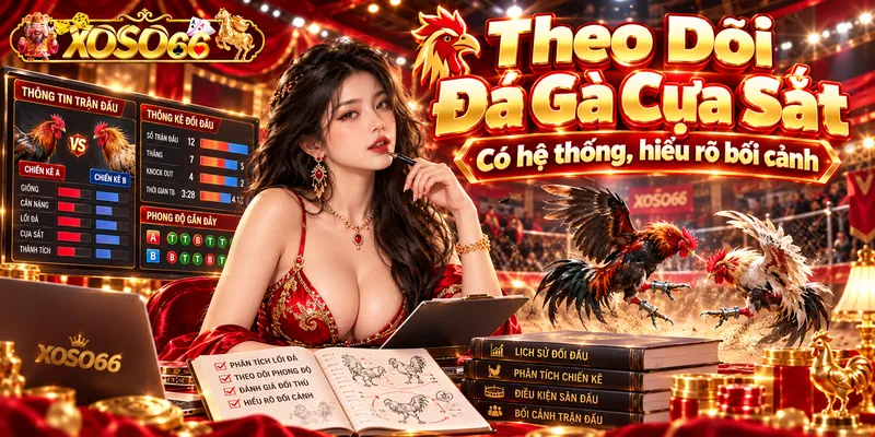 Theo dõi đá gà cựa sắt có hệ thống giúp người đọc hiểu bối cảnh