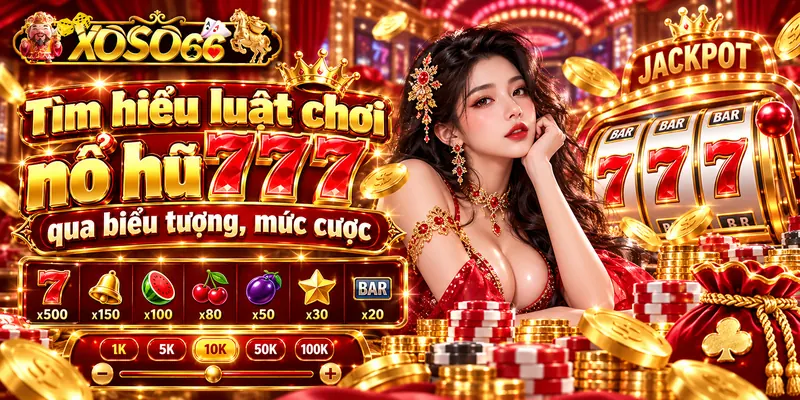 Tìm hiểu luật chơi nổ hũ 777 qua biểu tượng, mức cược