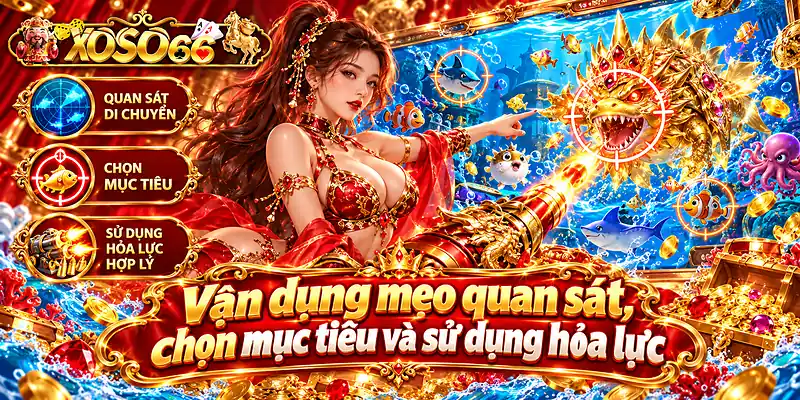Vận dụng mẹo quan sát, chọn mục tiêu và sử dụng hỏa lực